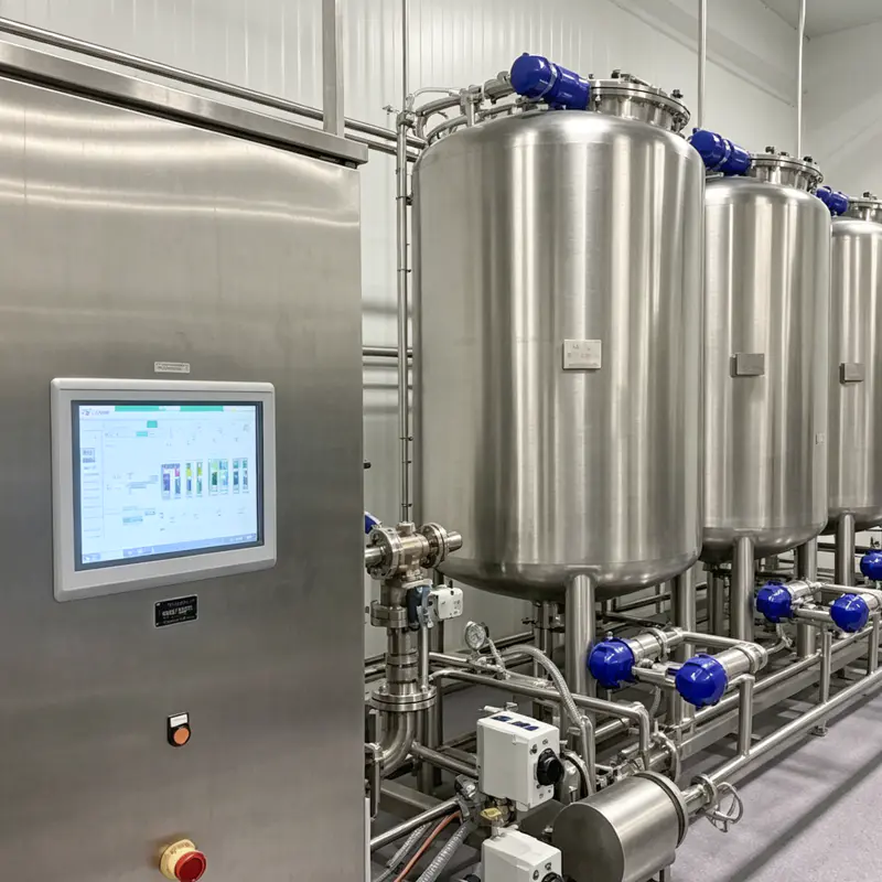 Sistem CIP (Clean-in-Place) de calitate alimentară Sistem CIP (Clean-in-Place) de calitate alimentară