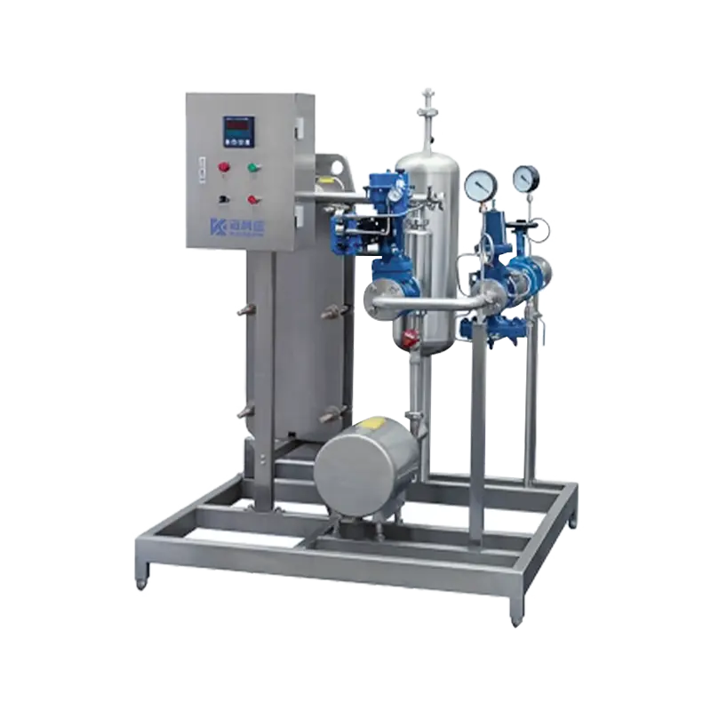Pasteurizator cu plăci cu patină completă Pasteurizator cu plăci cu patină completă